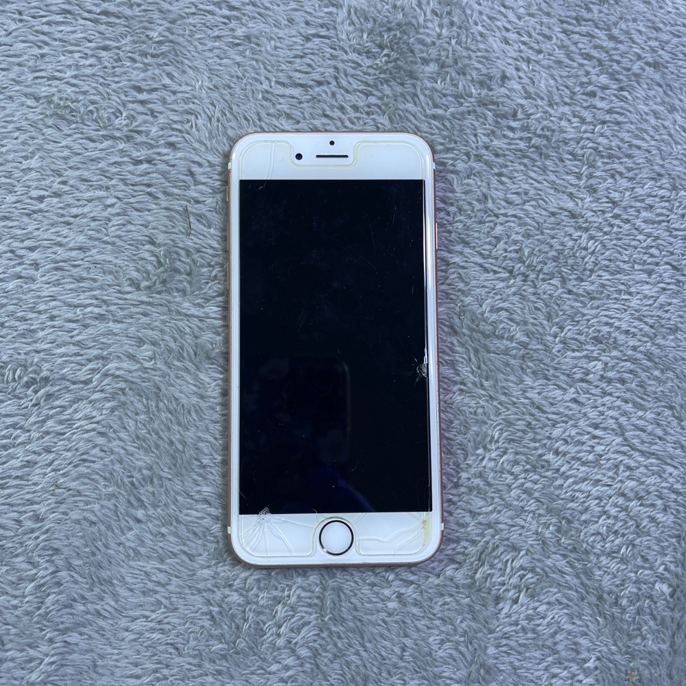 Apple iPhone 6s‎ Rose Gold Cracked Screen For Parts Repair Only Not Tested